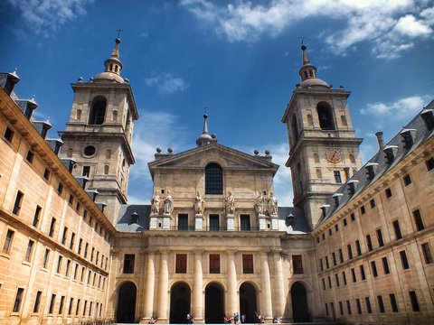 El monasterio de San Lorenzo de El Escorial (Madrid)