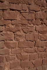 Steinmauer rot