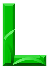 yeşil L harfi