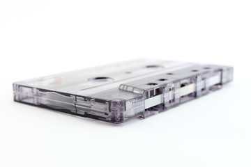 Retro cassette tape from the 80s.