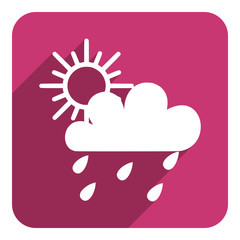 rain flat icon