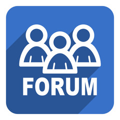 forum flat icon