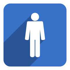 Fototapeta na wymiar male gender flat icon