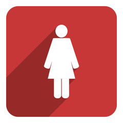 female gender flat icon