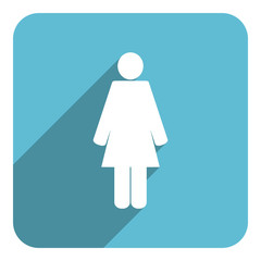female gender flat icon