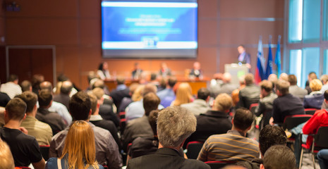 Audience at the conference hall.