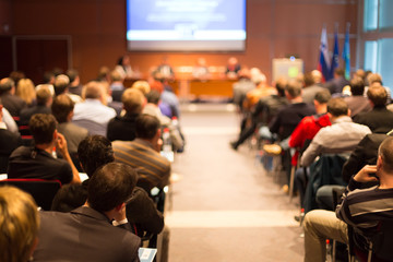 Audience at the conference hall.