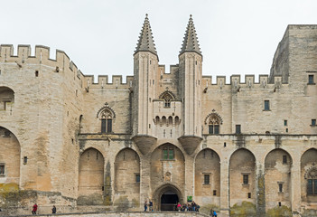 Fototapeta premium France Provence Midi Avignon Papal Palace Palais des Papes