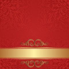 red  background