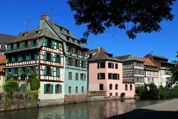 Strasbourg idyllische Häuserzeile