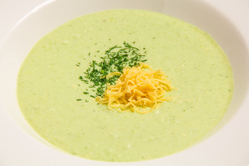 cream soup of broccoli