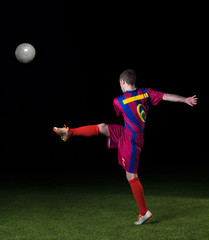 Plakat soccer player