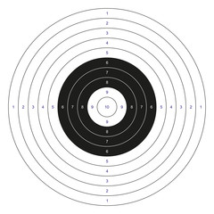 Classic bullseye target - 64928729