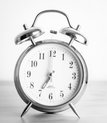 Clock process old vintage black and white style pictures