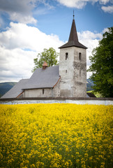 Old church at village Ludrova, Slovakia