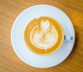 Latte coffee