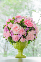 Bouquet in vase