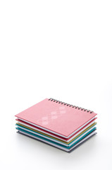 Notebook isolated on white