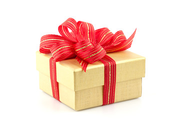 Obraz premium Gift box isolated white background