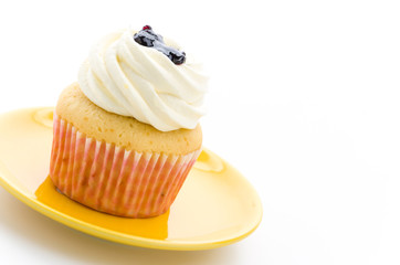 Cupcakes isolated on white background