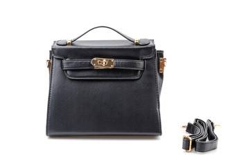 Handbag isolated white background