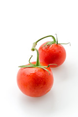 Tomato isolated on white