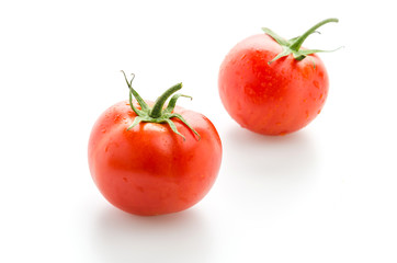 Tomato isolated on white