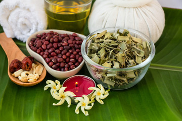 Mixture of Thai herbs for spa