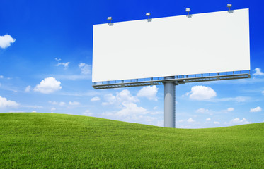 Large Billboard on a hill