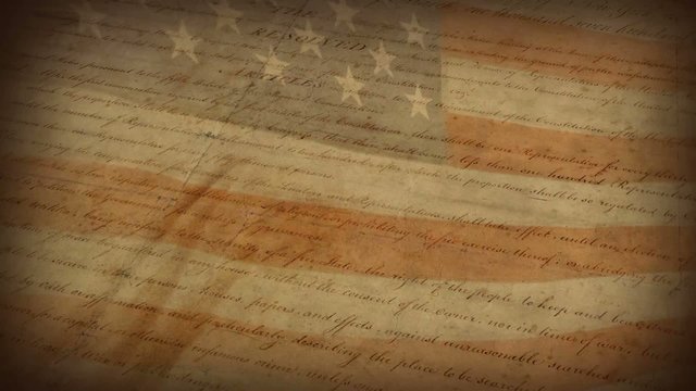 The Bill of Rights - motion background