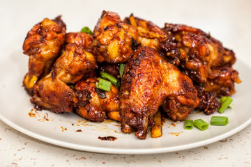 Caramelized chicken wings