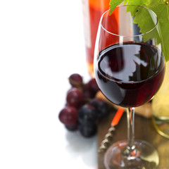 Wine and grape