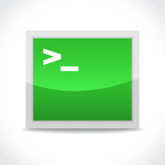 Terminal symbol, icon