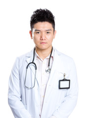 Fototapeta premium Asia male doctor