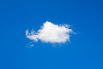 Fototapeta na wymiar background from the blue sky with white cloud