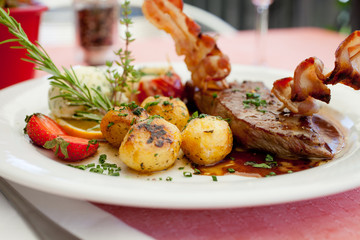 Rumpsteak Gericht