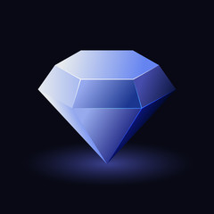 Shiny Blue Diamond