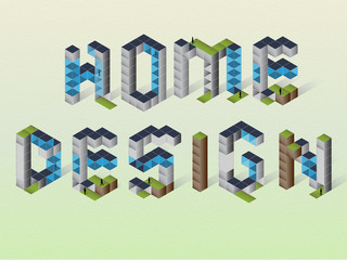 Naklejka premium Home Design