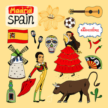 Landmarks and icons of Spain