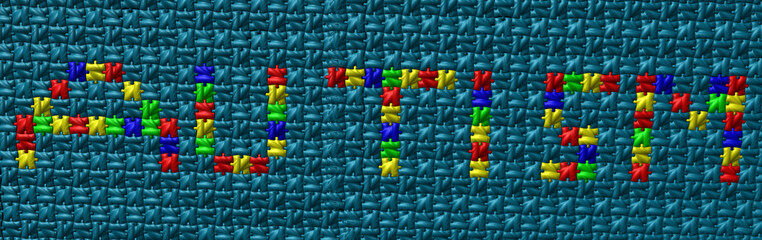 Obraz premium autism puzzle text