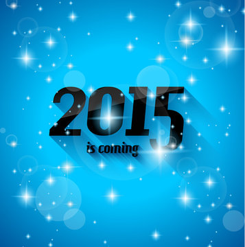 Modern Style 2015 New Year is coming background