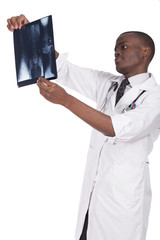 african young doctor