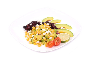 Beans salad.
