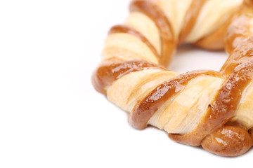 Knot-shaped biscuits.