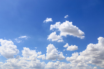 blue sky with cloud closeup