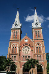 notre dame cathedral in ho chi minh city,vietnam
