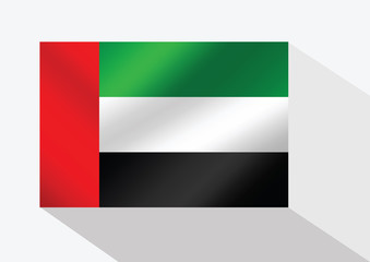the United Arab Emirates flag UAE