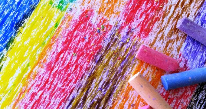 trazos de colores