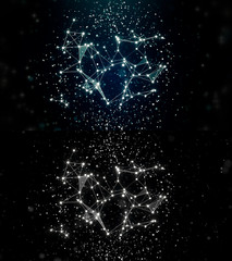 Abstract Stars Constellation