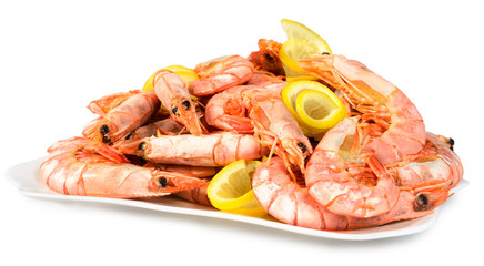 Shrimp with lemon